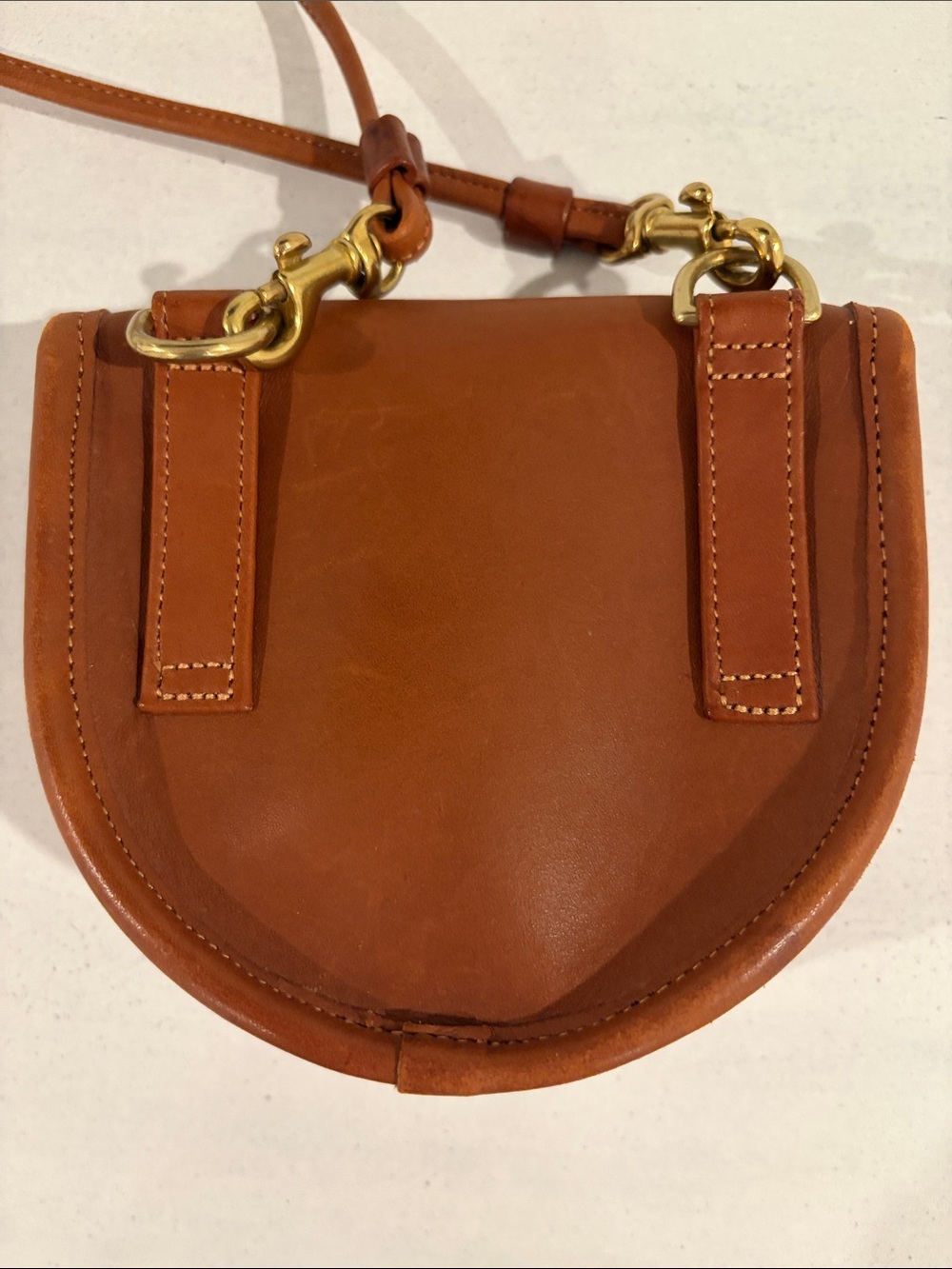 Vintage Coach Mini Belt Bag - Style #9826 in British Tan - Picture 2 of 5
